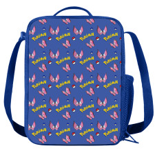 Pokemon Vivillon Insulated Soft Lunch Box Lunchbox For School - Meadow Vivillon Character Series Art