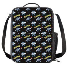 Pokemon Poliwrath Insulated Soft Lunch Box Lunchbox For School - Poliwrath Character Series Art