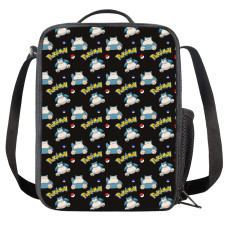 Pokemon Snorlax Insulated Soft Lunch Box Lunchbox For School - Snorlax Character Series Art