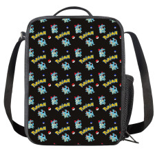 Pokemon Insulated Soft Lunch Box Lunchbox For School - Totodile Croconaw Feraligatr Evolution Cartoon Art Series