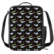 Pokemon Wishiwashi Insulated Soft Lunch Box Lunchbox For School - Wishiwashi Solo Character Series Art