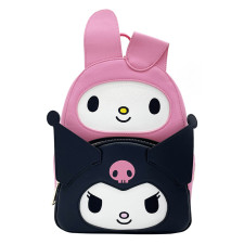 My Melody Kuromi Loungefly Mini Backpack - My Melody Kuromi Loungefly
