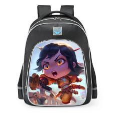 Smite Amaterasu Sunny Chibi Skin School Backpack