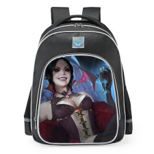 Smite Amaterasu Vampiress Skin School Backpack