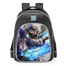 Smite Freya Frost Maiden Skin School Backpack