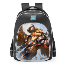 Smite Horus Dragonguard Skin School Backpack