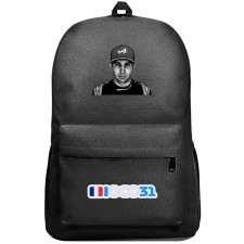 F1 Esteban Ocon Backpack SuperPack - Black And White Portrait