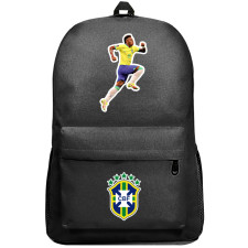 Vini Jr. Backpack School Bag SuperPack - Vini Jr. Brazil National Team Goal Celebration Sticker Art