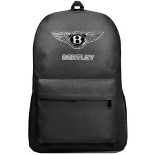 Bentley Backpack School Bag SuperPack - Bentley Logo On Black Background