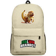 Italian Brainrot Bobrelli Bananelli Backpack SuperPack - Bobrelli Bananelli Characters Series Art