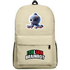 Italian Brainrot Blueberrinni Octopussini Backpack SuperPack - Blueberrinni Octopussini Characters Series Art