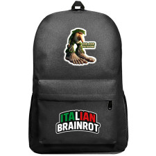Italian Brainrot Brr Brr Patapim Backpack SuperPack - Brr Brr Patapim Characters Series Art