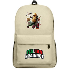 Italian Brainrot Bulbito Bandito Traktorito Backpack SuperPack - Bulbito Bandito Traktorito Characters Series Art