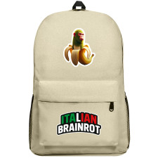 Italian Brainrot Chimpanzini Bananini Backpack SuperPack - Chimpanzini Bananini Characters Series Art