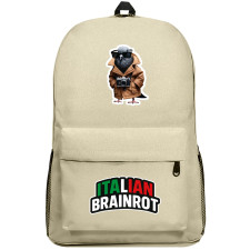 Italian Brainrot Spijuniro Golubiro Backpack SuperPack - Spijuniro Golubiro Characters Series Art
