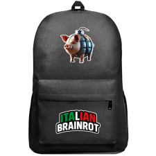 Italian Brainrot Svinino Bombondino Backpack SuperPack - Svinino Bombondino Characters Series Art
