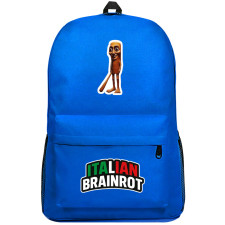 Italian Brainrot Tung Tung Tung Sahur Backpack SuperPack - Tung Tung Tung Sahur Characters Series Art