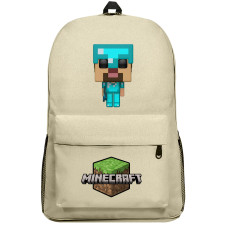 Minecraft Steve Backpack SuperPack - Diamond Steve Chibi Art Series