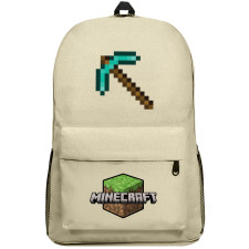 Minecraft Diamond Pickaxe Backpack SuperPack - Diamond Pickaxe Weapon Series Art