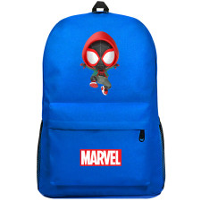 Spider Man Miles Morales Backpack SuperPack - Spider Man Miles Morales Kid Chibi Art