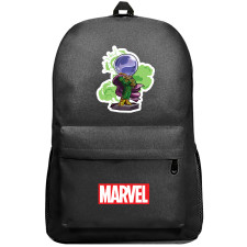 Spider Man Mysterio Backpack SuperPack - Mysterio Statue Side Posture Chibi Art
