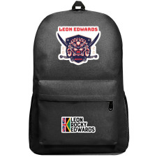 UFC Leon Edwards Backpack SuperPack - Leon Edwards Logo Sticker Art
