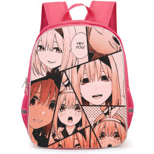 The Quintessential Quintuplets Yotsuba Nakano Backpack School Bag StudentPack - Yotsuba Nakano Shows Various Expressions and Poses Collage
