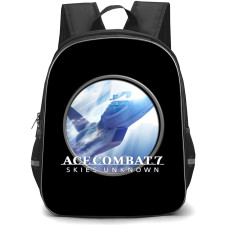 Ace Combat Backpack School Bag StudentPack - Ace Combat 7 Game Logo Sticker