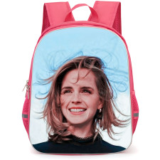 Emma Watson Backpack School Bag StudentPack - Emma Watson Smiling Messy Hair Portrait