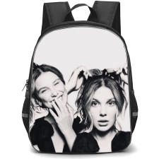 Millie Bobby Brown Backpack School Bag StudentPack - Millie Bobby Brown Fierce Smiling Portrait