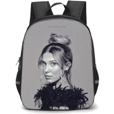 Millie Bobby Brown Backpack School Bag StudentPack - Millie Bobby Brown Heaven Eyes Portrait