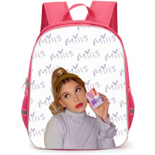 Millie Bobby Brown Backpack School Bag StudentPack - Millie Bobby Brown Mills Brand Pattern Portrait