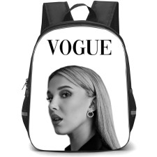 Millie Bobby Brown Backpack School Bag StudentPack - Millie Bobby Brown Vogue Fierce Portrait