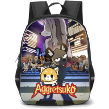 Aggretsuko Backpack School Bag StudentPack - Characters Fierce Portrait Netflix Poster