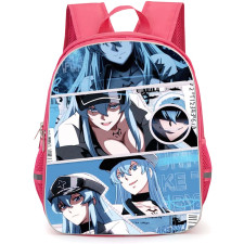 Akame Ga Kill Esdeath Backpack School Bag StudentPack - Esdeath Fierce Smiling Portrait Collage Poster