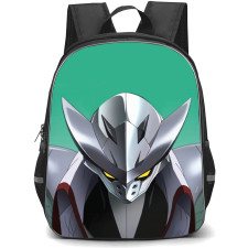 Akame Ga Kill Tatsumi Backpack School Bag StudentPack - Tatsumi Incursio Armor Portrait On Green Background