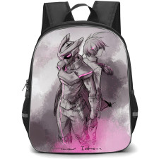 Akame Ga Kill Tatsumi Backpack School Bag StudentPack - Tatsumi Incursio Back To Back Monochrome Portrait