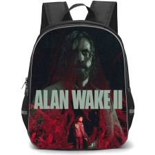 Alan Wake Backpack School Bag StudentPack - Alan Wake 2 Game Cover Art