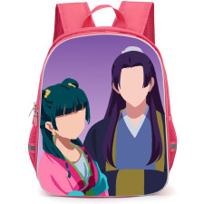 The Apothecary Diaries Backpack School Bag StudentPack - Maomao And Jinshi Purple Portrait Vector Art