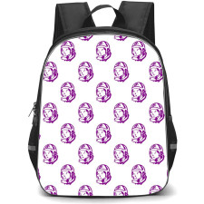 Billionaire Boys Club Backpack StudentPack - Billionaire Boys Club Astronaut Purple Avatar Pattern Art On White Background