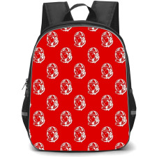 Billionaire Boys Club Backpack StudentPack - Billionaire Boys Club Astronaut Pattern Art On Red Background