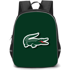 Lacoste Backpack Student Pack - Lacoste Logo Green Background