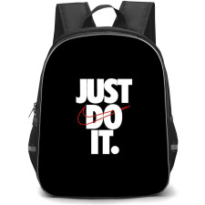Nike Backpack School Bag StudentPack - Nike Just Do It Quote On Black Background