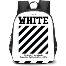 Off-White Backpack Student Pack - Time And Date In White Poster