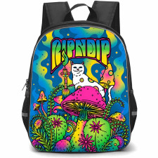 Apparel Ripndip Backpack School Bag StudentPack - Apparel Ripndip Psychedelic Mushroom Cat Poster