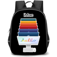 Apple Mac Backpack School Bag StudentPack - iMac Screen Colors Sticker Art