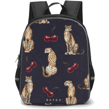 Burga Art Pattern Backpack StudentPack - Burga Cougar Pattern Art Poster
