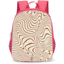 Burga Art Pattern Backpack StudentPack - Burga Deja Vu Pattern Art Poster