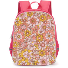 Burga Art Pattern Backpack StudentPack - Burga Garden Brunch Floral Pattern Art Poster