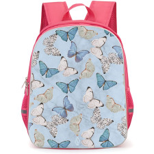 Burga Art Pattern Backpack StudentPack - Burga Give Me Butterflies Pattern Art Poster